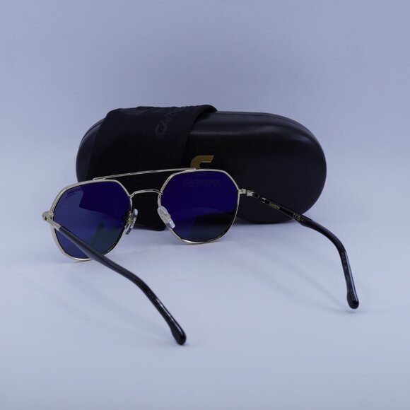 CARRERA 303/S 0J5G Q3 Aviator Sunglasses - Gold/Green Polarized - Picture 7 of 12